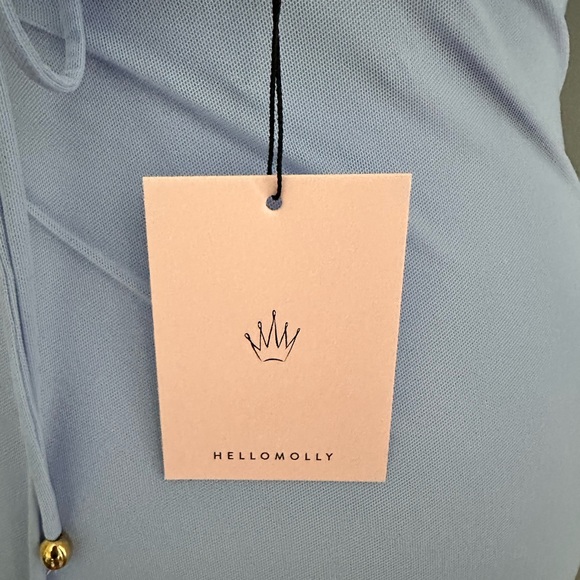 Hello Molly NEW Flaunt It Girl Frill Mesh Maxi Dress - Picture 10 of 11